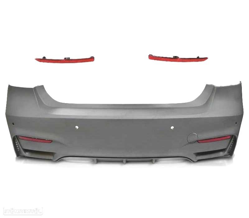 PARA-CHOQUES TRASEIRO BMW F30 LOOK M3 PDC - 2