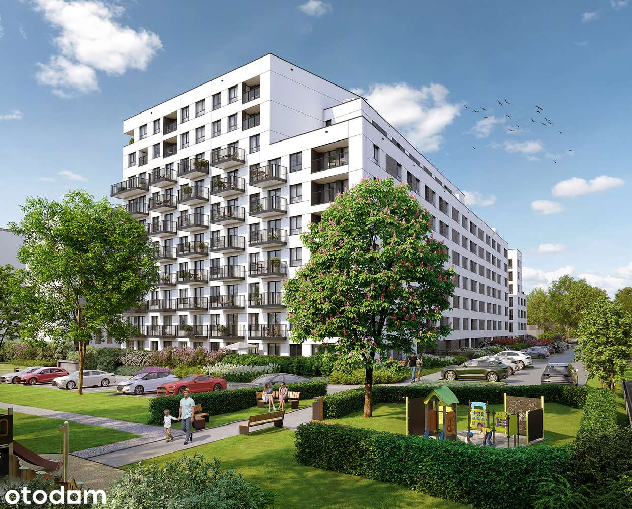 2-pokojowe mieszkanie 43m2 + ogródek Bezpośrednio