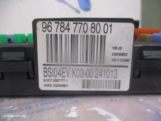 Caixa Fusiveis 983070768001 CITROEN BERLINGO VAN 2013 1.6HDI 90CV 5P BRANCO ORIGINAL - 4