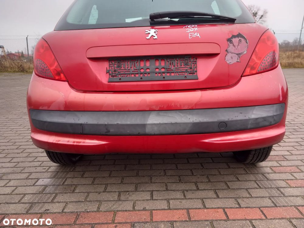 PEUGEOT 207 ZDERZAK TYLNY TYŁ KOLOR: EKQ - 1