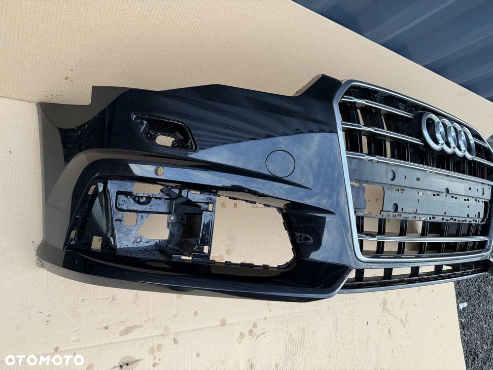 ZDERZAK GRILL PRZÓD AUDI A6 C7 LIFT S-LINE 15-18 ORYGINAŁ SUPER STAN  BEZ NAPRAW - 3