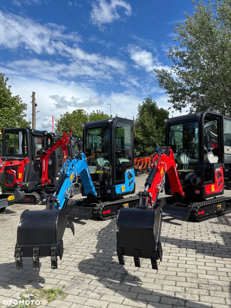 Kingway VIP15 1500kg Gąsienice 230mm Kciuk HYDRAULICZNY 25KM 3cyl DIESEL - 9
