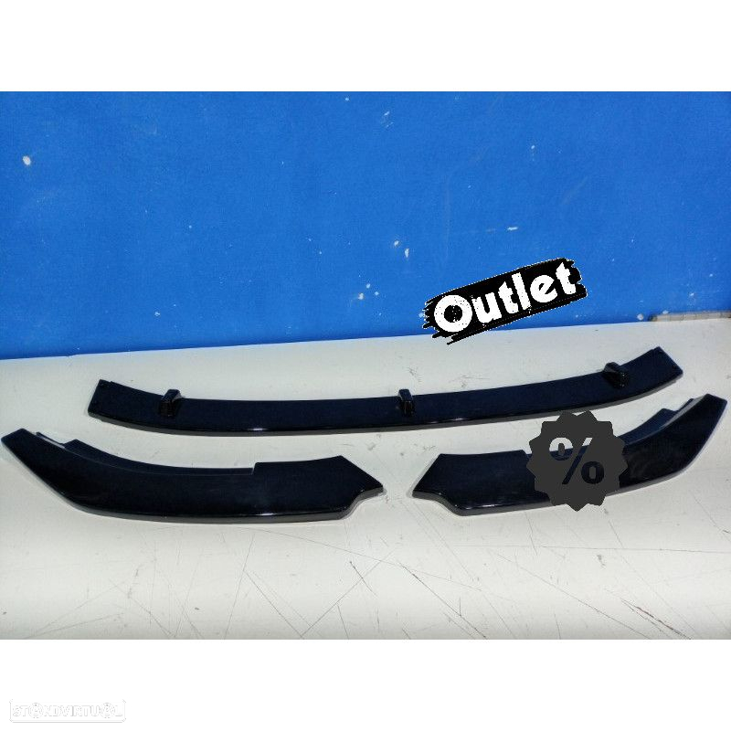 C010881C1 SPOILER LIP VOLKSWAGEN VW GOLF 6 08-12 PRETO BRILHANTE - 5