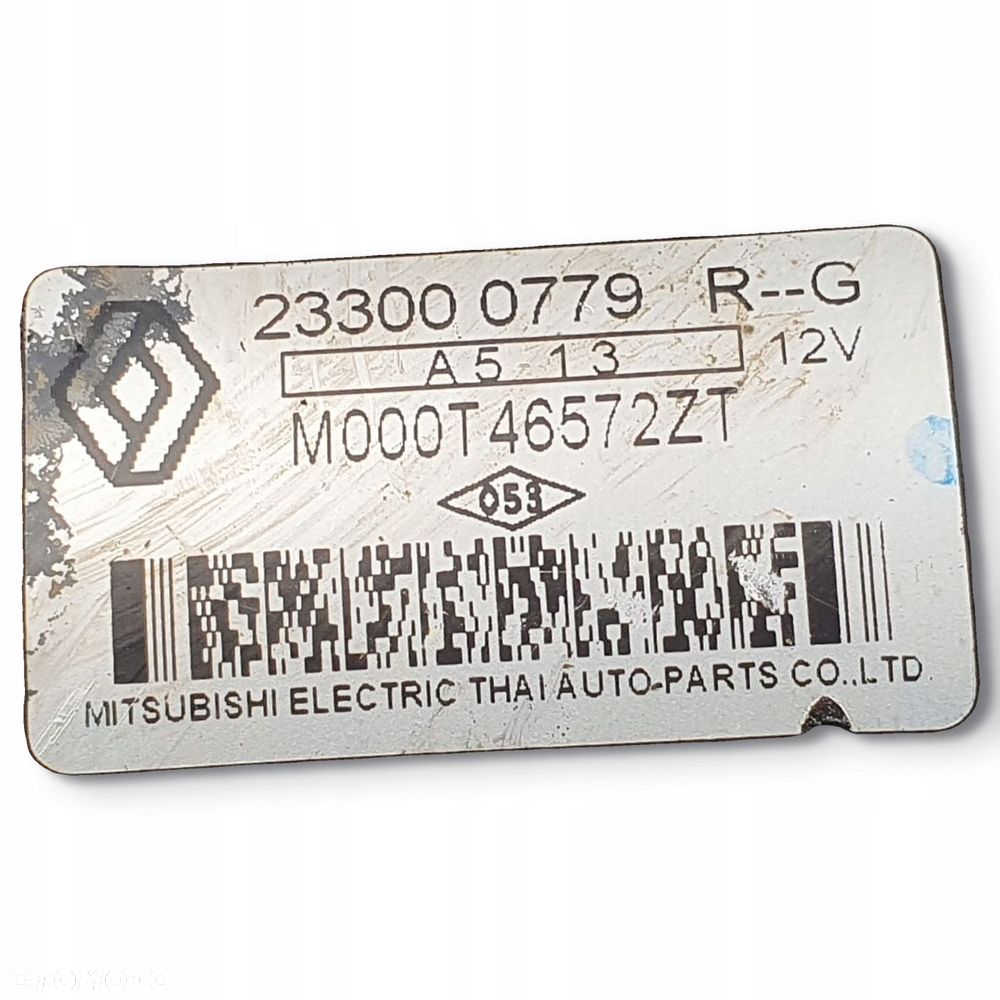 ROZRUSZNIK Dacia Sandero 0.9 TCe 233000779R M000T46572ZT - 2