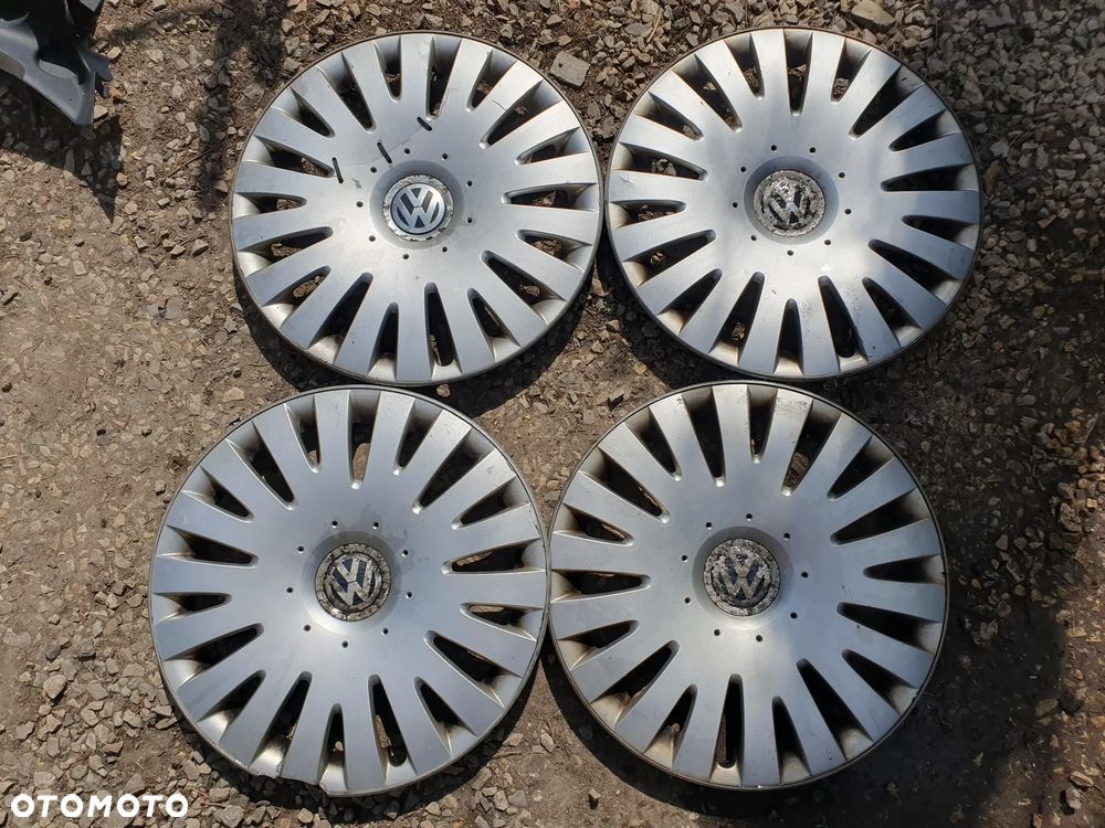 KOŁPAKI 16 VOLKSWAGEN ORYGINAŁ KOMPLET 4SZT 3C0601147B - 1