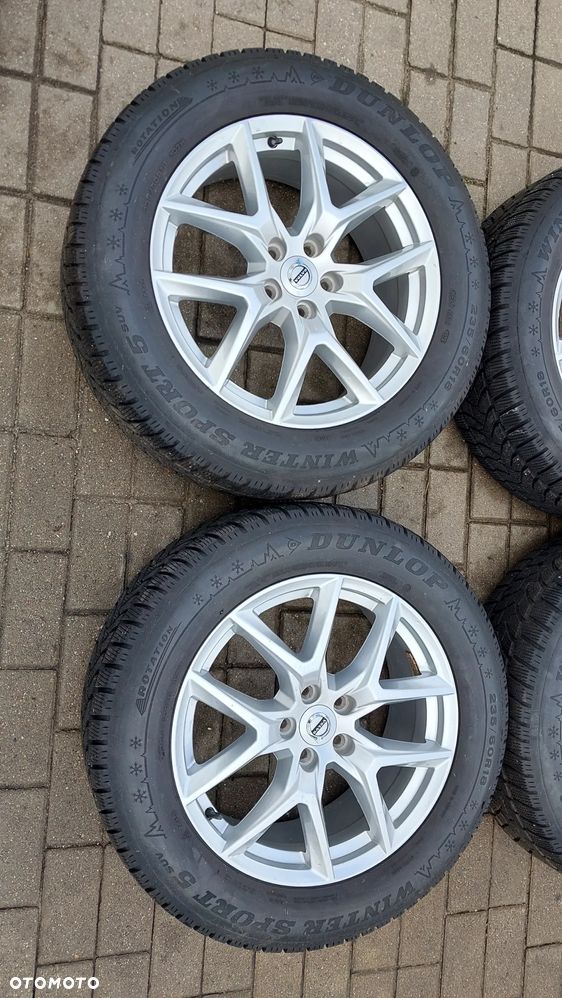 Komplet kol zimowych Volvo OE 31423851 7.5" x 18" 5x108 ET 50,5 235/60r18 zima - 2