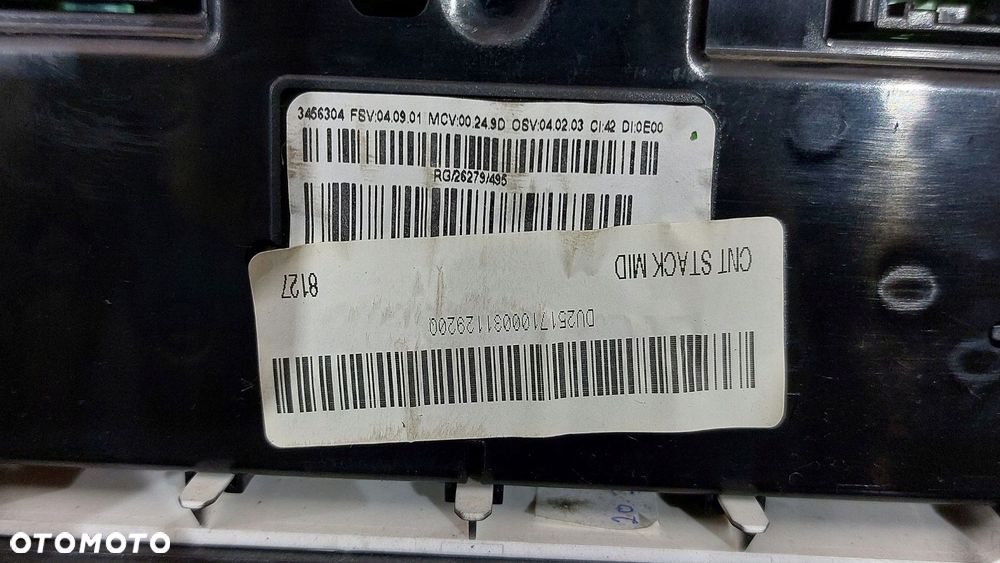 panel klimatyzacji ramka mini cooper clubman r55 11r 3456304 - 5