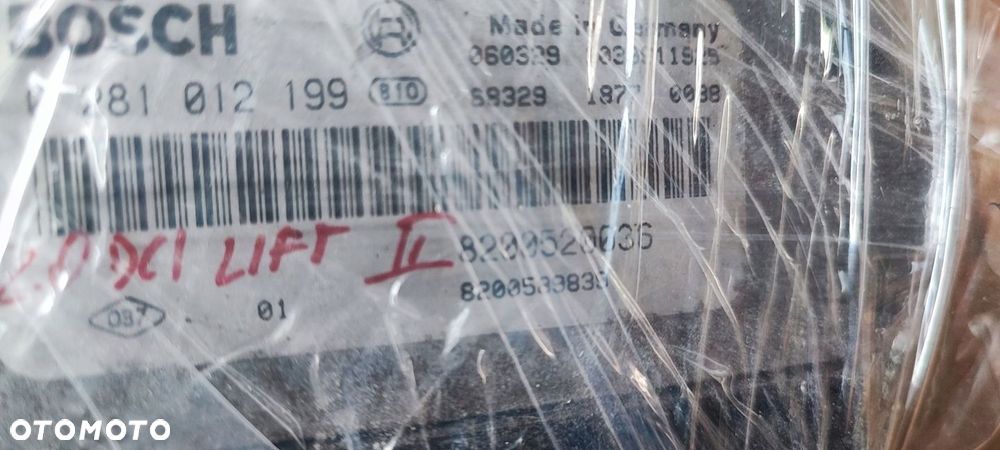 LAGUNA II 2.0DCI STEROWNIK SILNIKA ZESTAW STARTOWY 8200520036 8200293678 - 7