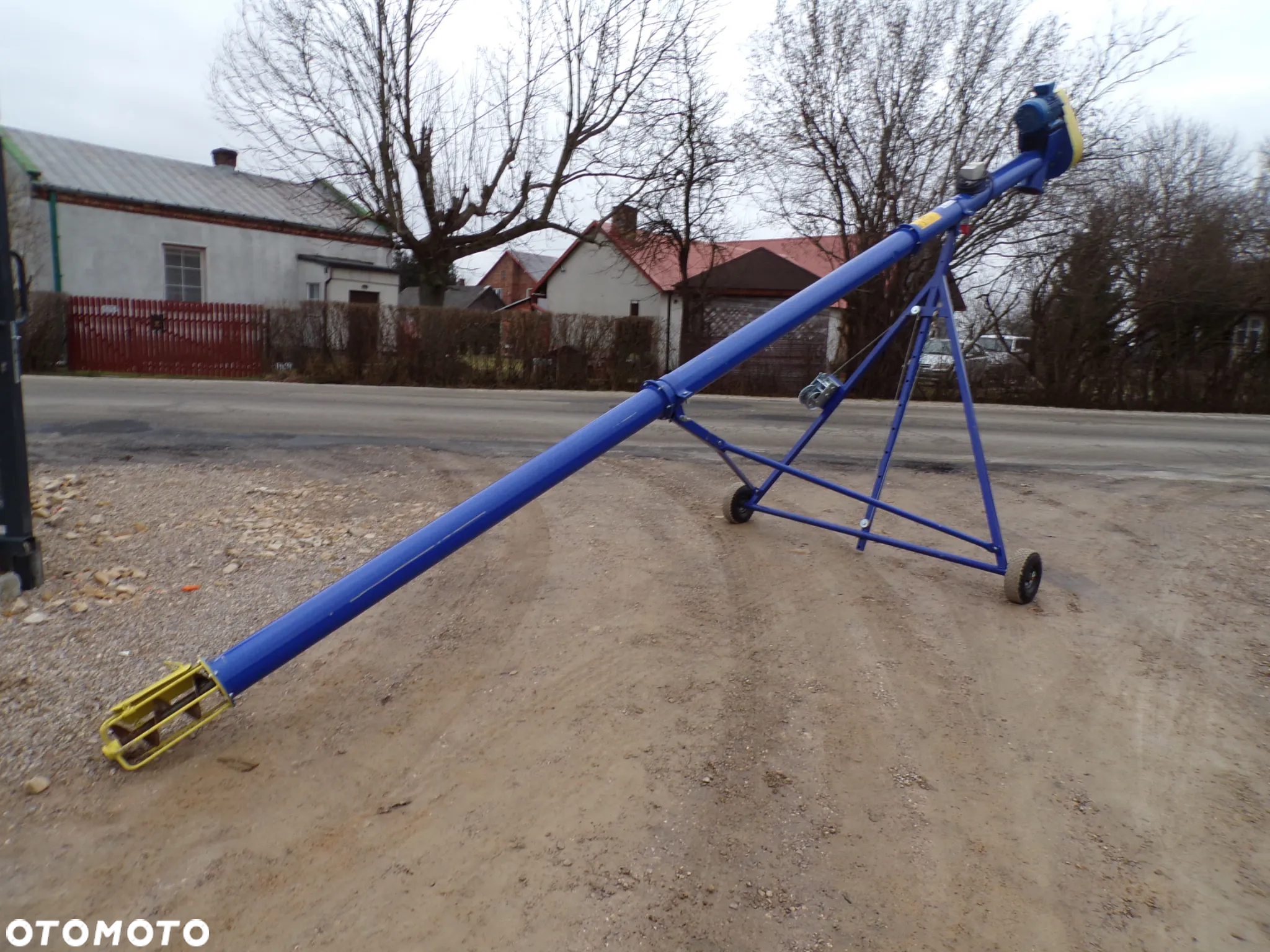 PODAJNIK/ PRZENOŚNIK ŚLIMAKOWY/Żmijka Do Zboża/ Pelletu/ Trocin Podajniki Przenośniki Ślimakowe Żmijki Fi 140 Fi 200/odciąg/ falownik/wysyp obrotowy/wózek /kosz - 12