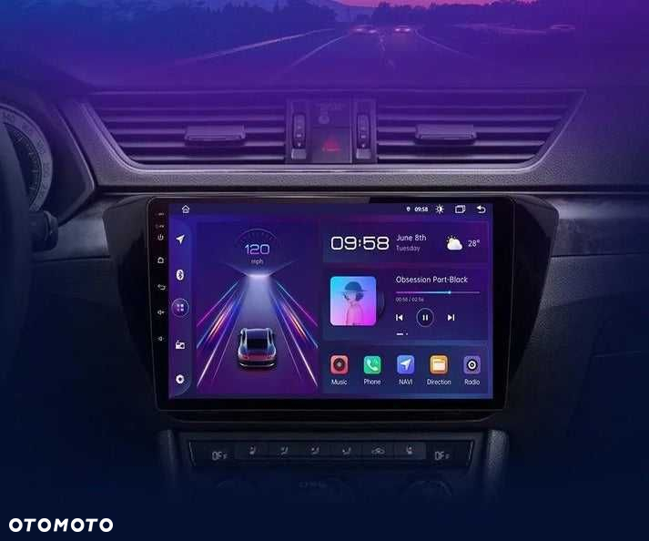 Radio nawigacyjne Skoda Superb 3 2015 -2019 CarPlay, Android Auto, 2GB - 7