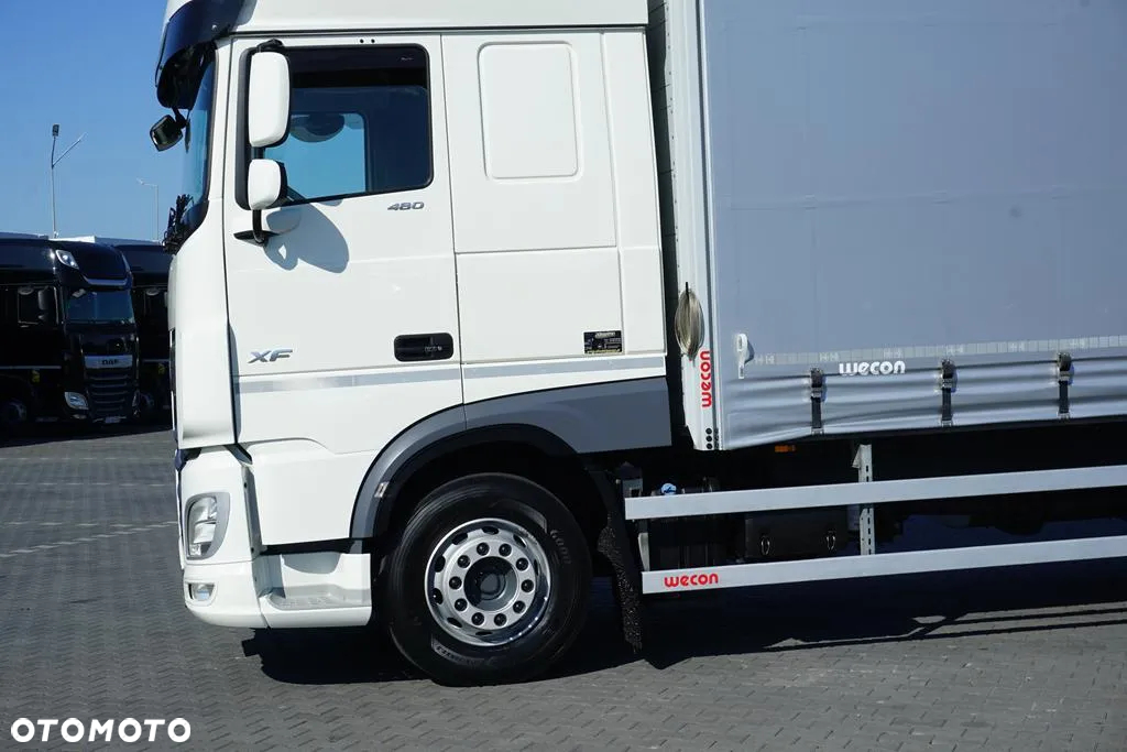 DAF XF / 480 / ACC / EURO 6 / SSC / FIRANKA + WINDA / DŁ. 8,9 M / 22 PALETY - 18