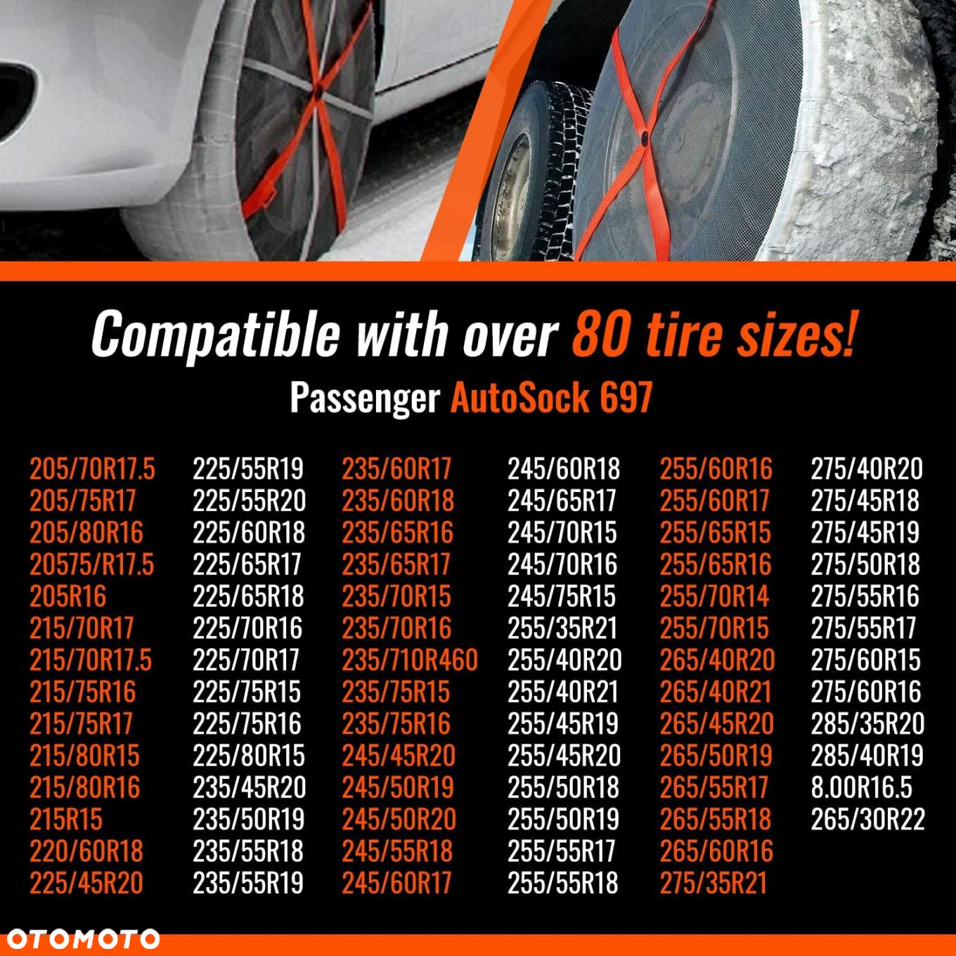 VOLVO C40 skarpety lancuchy sniegowe AutoSock - 5