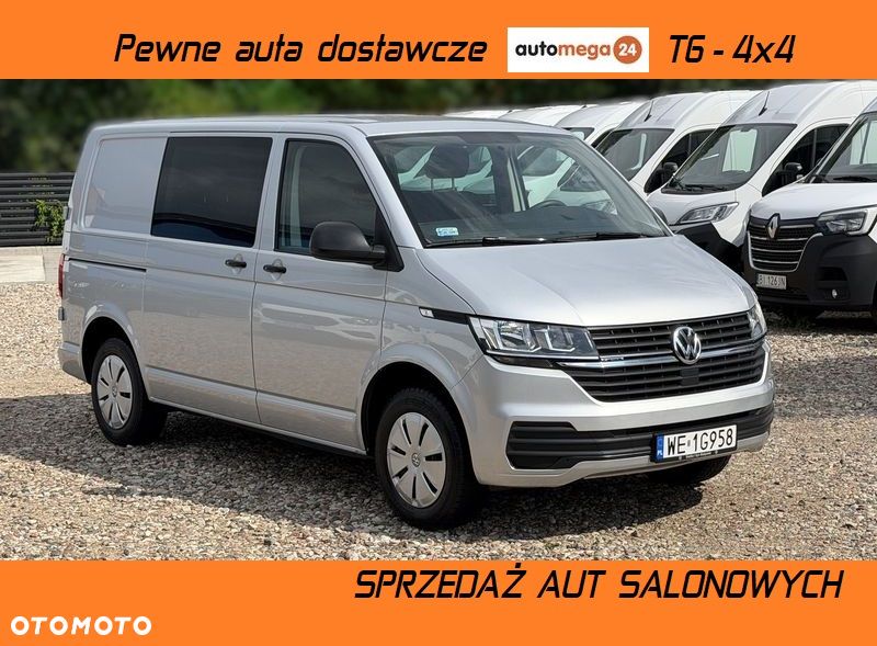 Volkswagen TRANSPORTER KOMBI 9 cio osobowy Business VAN T6.1, 2.0TDI 150KM Napęd 4Motion, T6 4x4 plus reduktor napędów, 2 Strefowe OGRZEWANIE i KLIMATYZACJA WEBASTO 5kW, Tylne drzwi skrzydłowe, Hak Holowniczy 2.5t. Wymieniony rozrząd - Pełen Serwis ASO VW Emisja spalin Euro-6 DG - 4