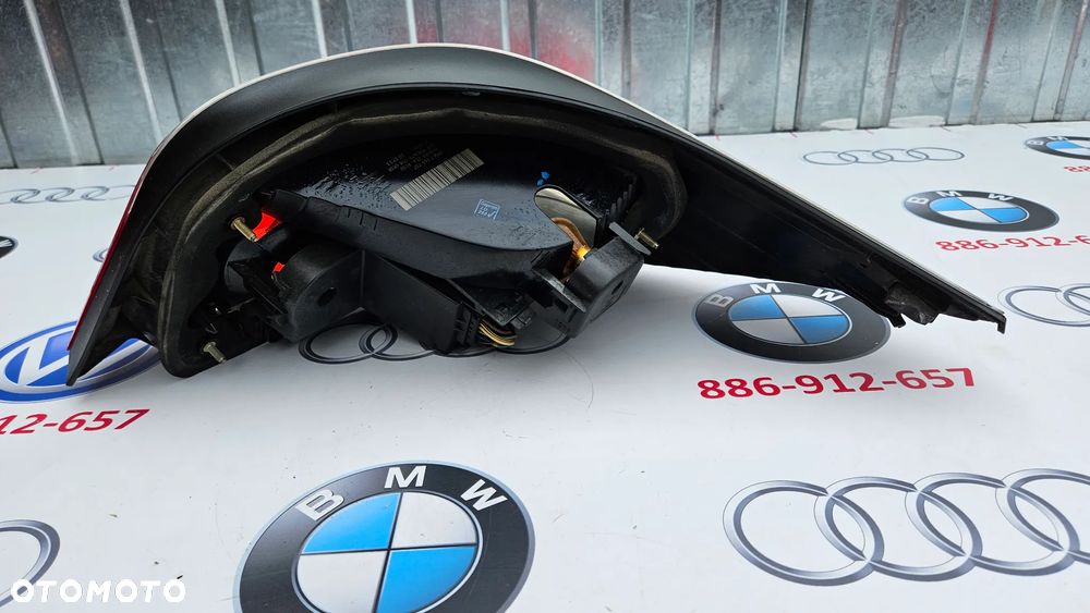 BMW 5 E60 SEDAN 2003-2007 Kompletna lampa tył lewy Lampa tylna lewa kierunkowskaz biały 7165737 EUROPA - 6