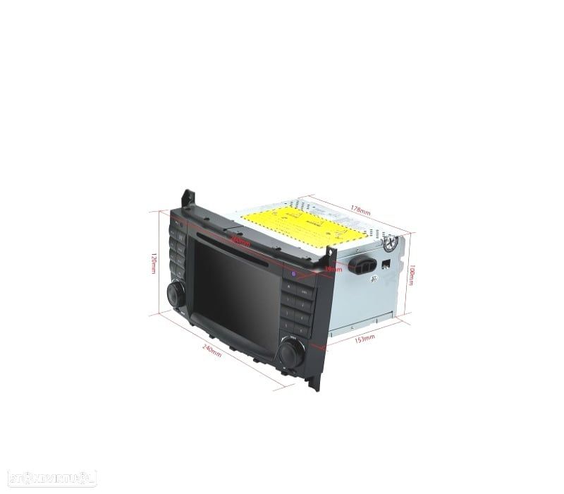 AUTO RADIO GPS MERCEDES CLASE G W463 06-08 C W203 04-07 CLK W209 ANDROID 13 - 5