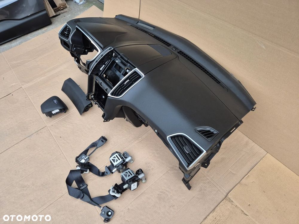 FORD EDGE MK2 KONSOLA PODUSZKI AIRBAG KOLANOWA PASY KOMPLET IDEALNE ORYGINALNE - 4