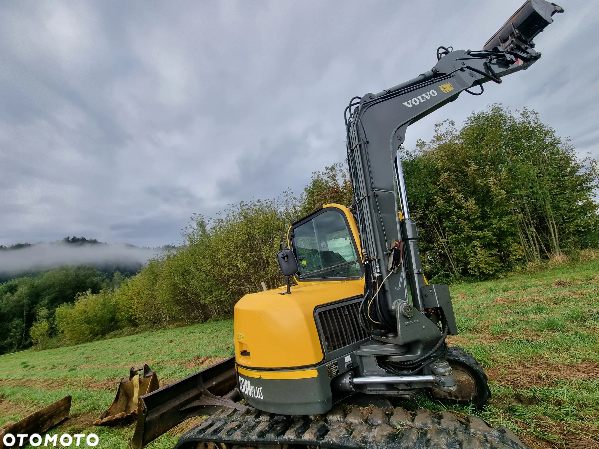 Volvo ECR88plus Koparka Gąsienicowa 10ton Ramię długie PLUS! Perfekcyjny stan z Norwegii! Klima 3łyżki Gąsienice jak nowe Zero wycieków luzów!! - 4