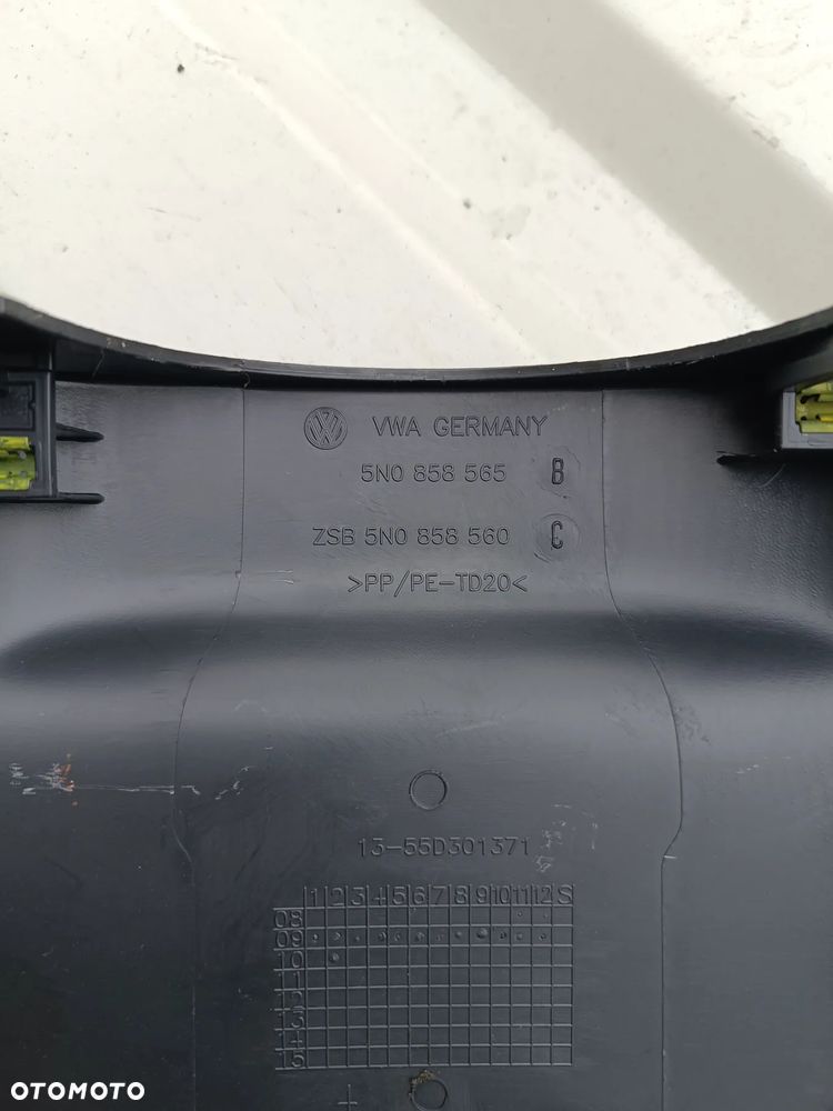 TIGUAN 5N VW GOLF VI 5N0858565 OSŁONA KOLUMNY KIEROWNICY EU - 5