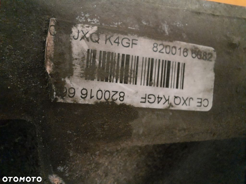 NISSAN KUBISTAR 1,5DCI MT 68KM 03-08 SKRZYNIA BIEGÓW MANUALNA JXQK4GF K9K - 9