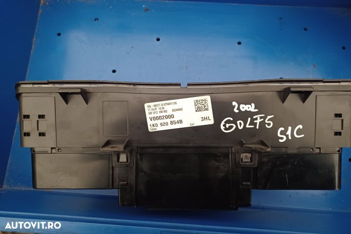 Ceasuri bord 1K0920854B Volkswagen VW Golf 5 [2003 - 2009] Hatchback - 2