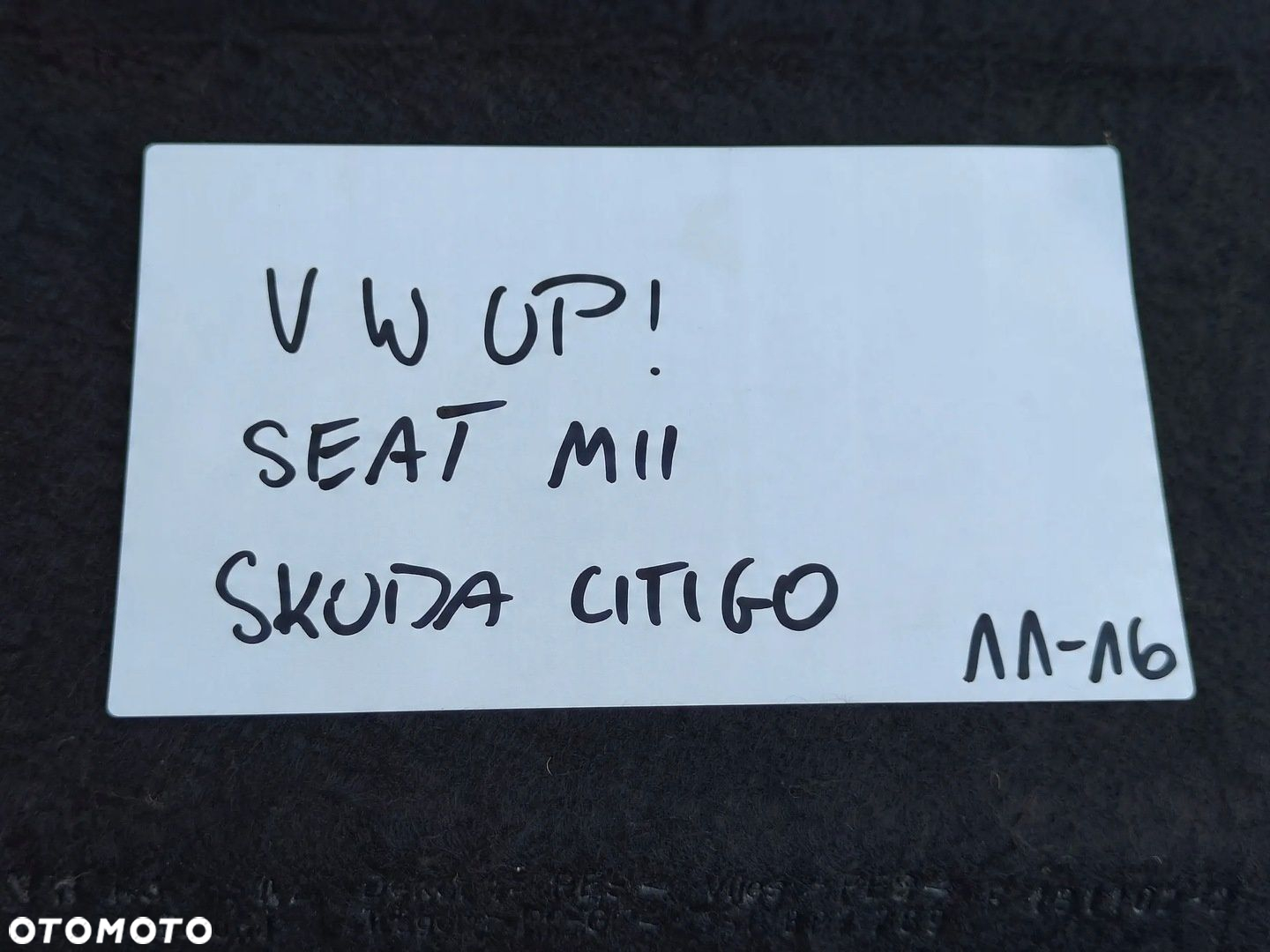 VOLKSWAGEN UP SEAT MII SKODA CITIGO 11-16 PÓŁKA TYLNA BAGAŻNIKA 1S0867769 - 8