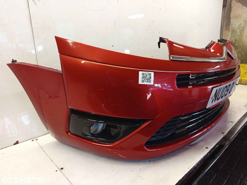 + ZDERZAK PRZÓD PRZEDNI DO CITROEN C4 GRAND PICASSO EKQD BORDO HALOGENY - 2