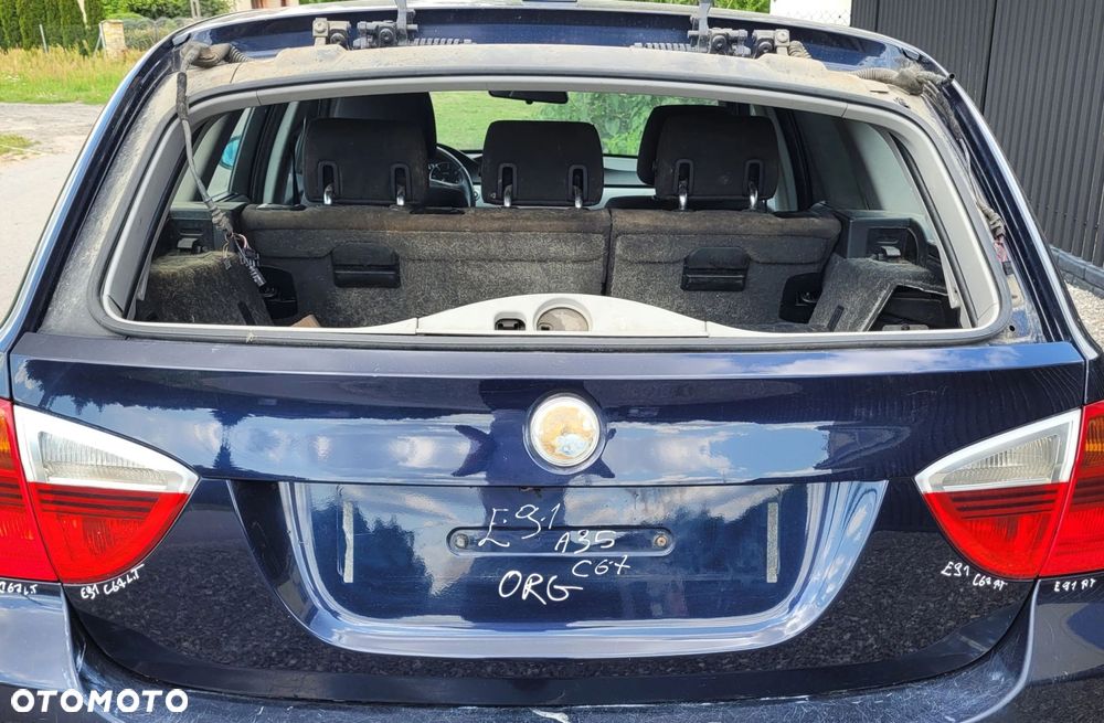 KLAPA BAGAŻNIKA BMW E91 A35 MONACOBLAU ORG LAKIER C67 - 1