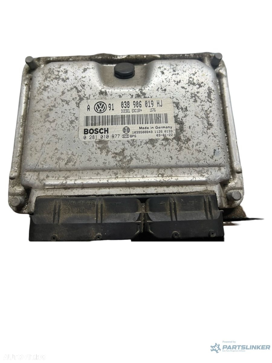 ECU modul/unitate de control motor VOLKSWAGEN BORA 1J2 1998 - 2013 TDI ASZ BOSCH 0281010977 038906019HJ - 2