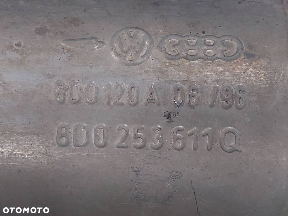 TŁUMIK WYDECH ŚRODKOWY KOŃCOWY AUDI A4 B5 1.6 8V 8D0253611Q 8D0253411D - 3