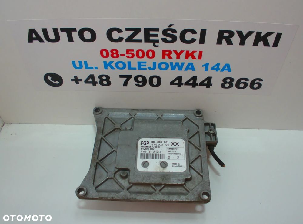 Sterownik Komputer Silnika FGP 55355631 Simens 5WK9 407 - 1