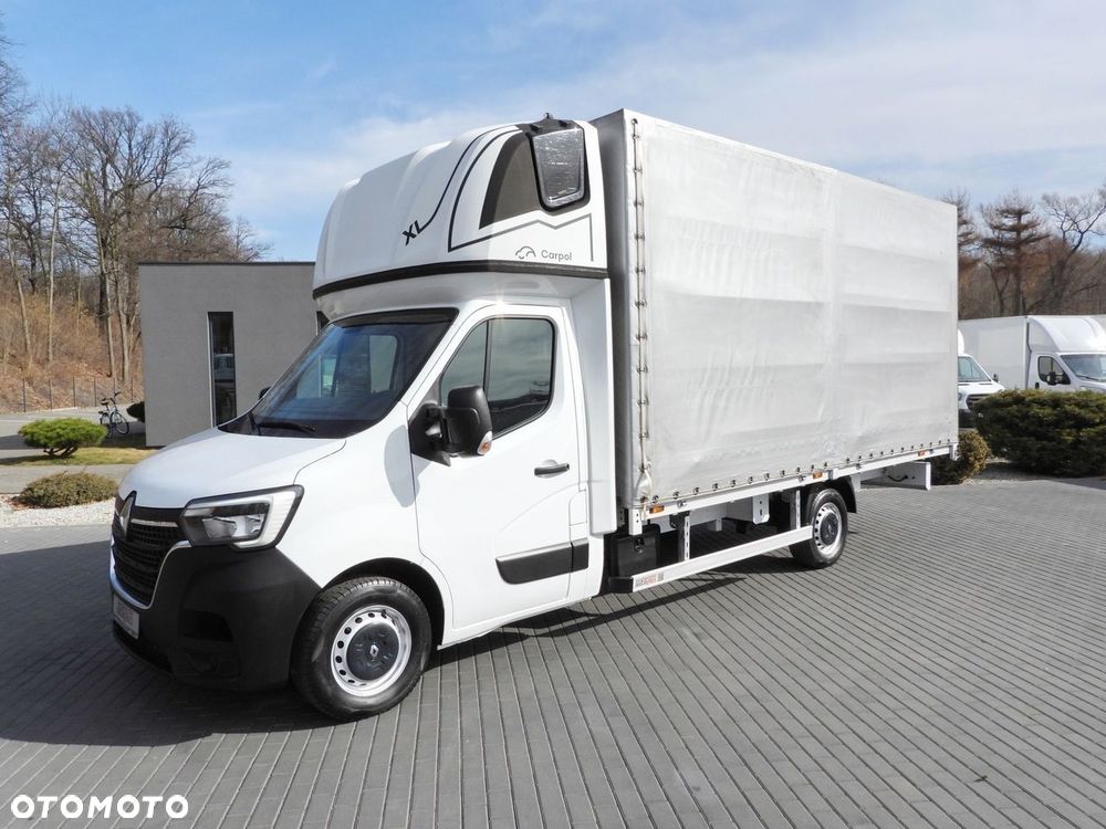 Renault MASTER PLANDEKA 10 PALET WEBASTO TEMPOMAT LEDY PNEUMATYKA KLIMATYZACJA  165KM - 19