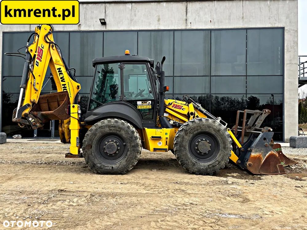 New Holland B 115 C KOPARKO-ŁADOWARKA 2017r. MTH: 3610 | jcb 3cx 4CX 5CX CAT 444 434 CASE 695 590 komatsu 97 - 4