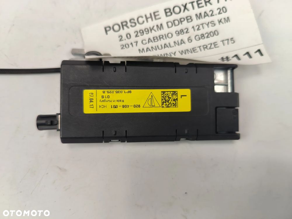 Wzmacniacz anteny 9P1035225B  Porsche Boxtser 718  2017r. - 1
