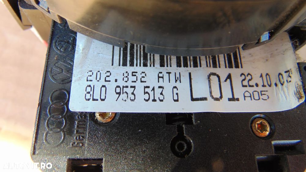 Maneta semnalizare/maneta stergatoare/banda volan Skoda Fabia 1 an 2006 cod 8L0953513G - 4