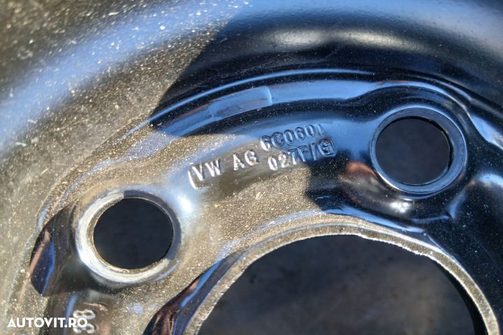 Roata de rezerva R15 6C0601027F 6C0601027G 185/60 R15 6JX15H2 ET38 6C - 4