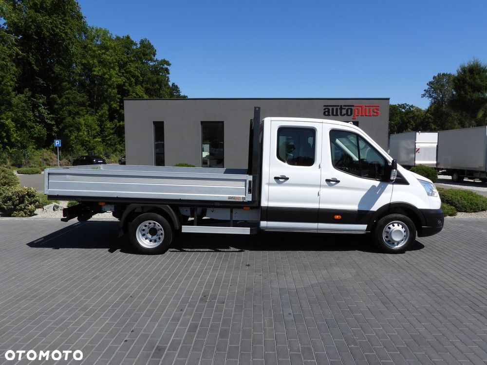 Ford TRANSIT SKRZYNIA PODWÓJNA KABINA DOKA 7 MIEJSC BLIŹNIACZE KOŁA KLIMATYZACJA  130KM - 8