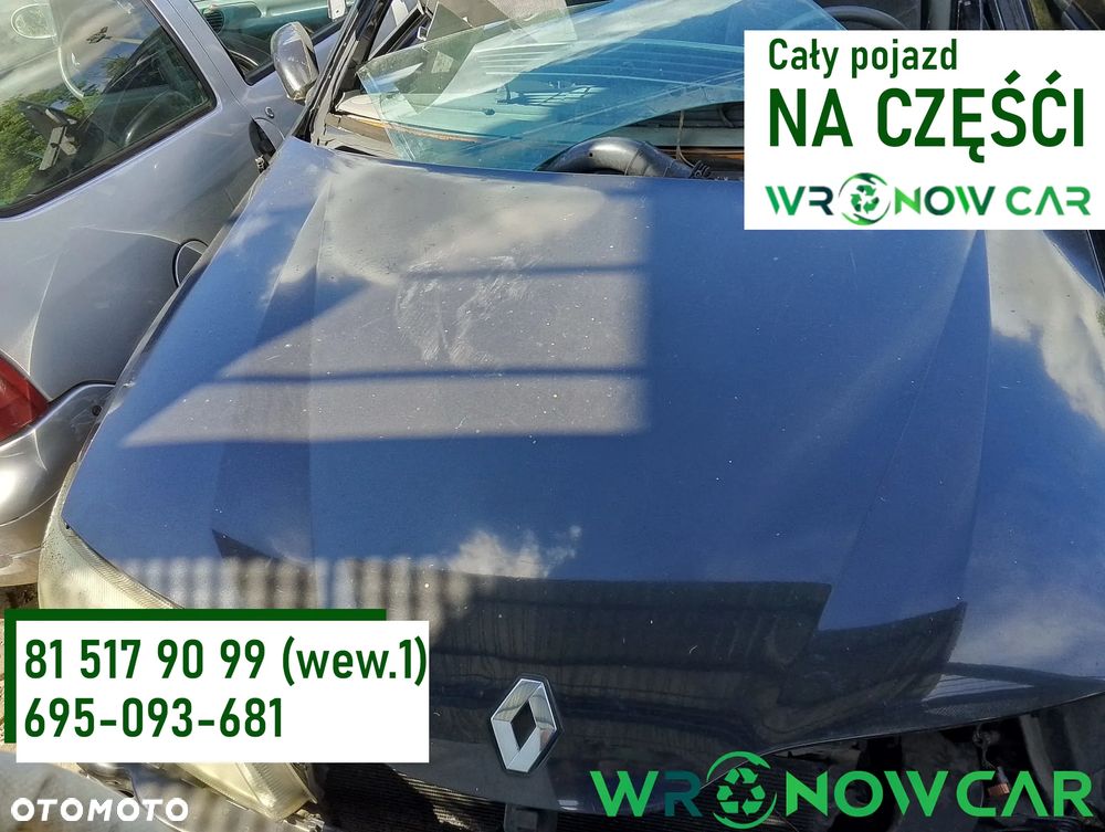 Renault Laguna II Grandtour (01 - 05r.) 1.9 DCI 100KM. Silnik F9Q 752 Skrzynia JR5 012. Cały na części GWARANCJA !!!  Przód Tył Zestaw Komplet Drzwi Klapa Zderzak Błotnik Maska Grill Atrapa Szyba Pas Lampa Lusterko Boczki Fotel Kanapa Kokpit Deska Rozdzielcza Przełącznik Włącznik Sterownik Przewody Wiązka Instalacja Moduł Komputer Czujnik Listwa Pompa Alternator Wtryski Głowica Rozrusznik Kompresor Sprzęgło Dwumas Silnik Skrzynia ABS Klimatyzacji Paliwa Wspomagania Kolektor Turbina Przepustnica Zawór Chłodnica Koło Hak Belka Sanki Zawieszenie Mcpherson Półoś Amortyzator Wydech Tłumik Zacisk Most - 1