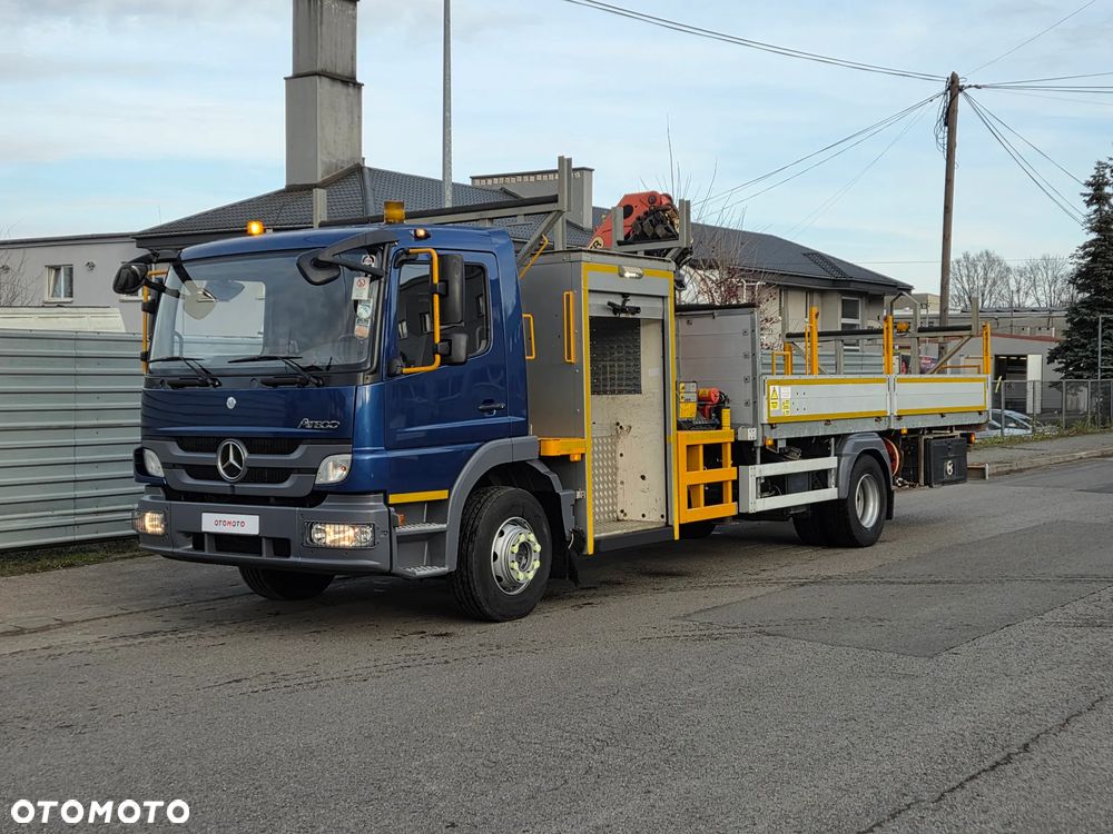 Mercedes-Benz ATEGO 1624 // PALFINGER PK12000 PILOT RADIOWY // 3 WYSUWY // HDS ŻURAW DŹWIG // 131.000km EURO 5 - 10