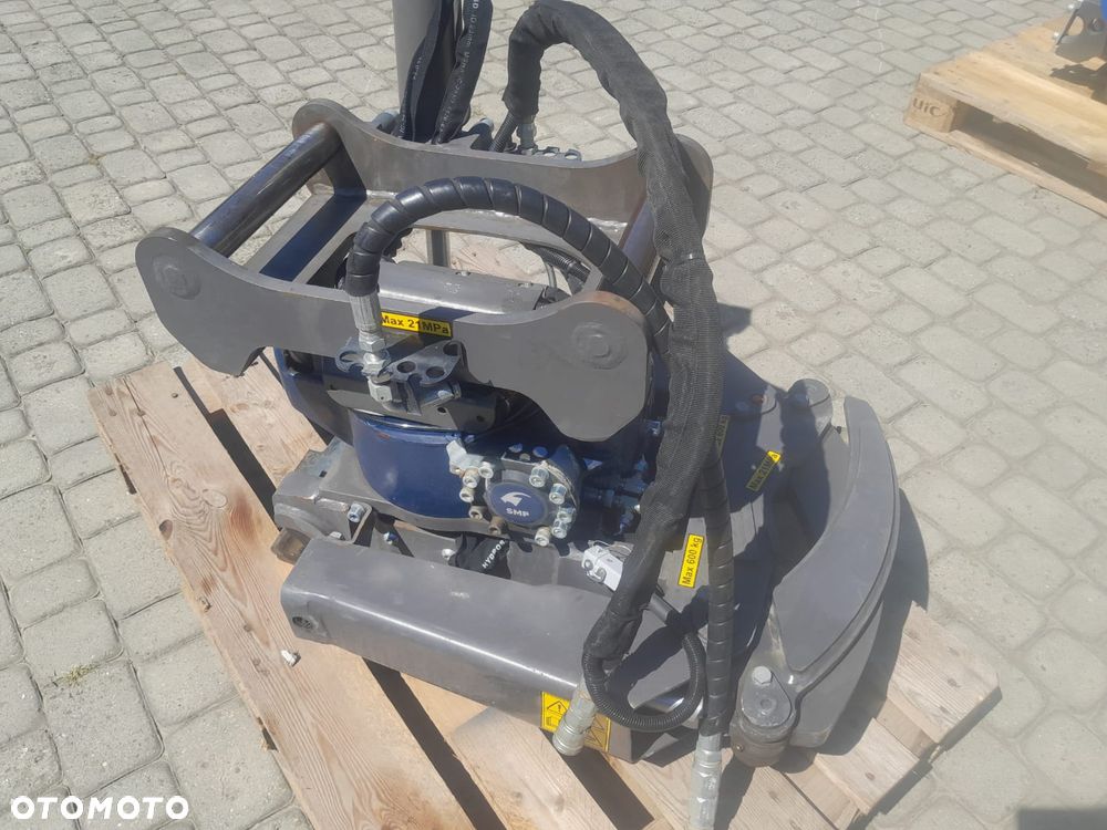 Głowica uchylno-obrotowa, Rototilt SMP ST6 z kleszczami pod szybkozłącze S45 NOWE!! - 3