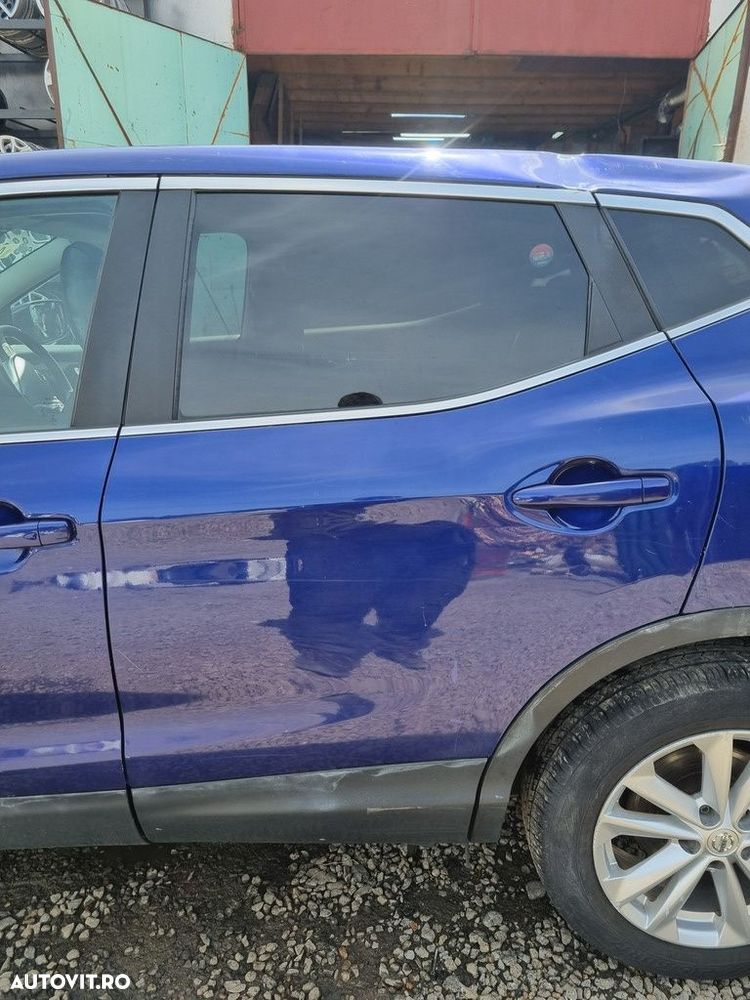 Usa Stanga Spate Nissan Qashqai J11 2013 - 2017 SUV 4 Usi Ink Blue Metalizat RBN (1510) - 1