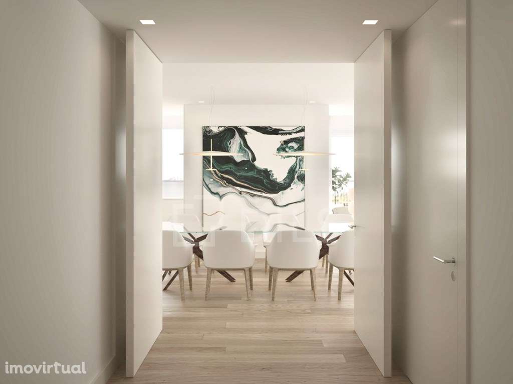 Apartamento T1 novo com varanda e garagem em Matosinhos - Grande imagem: 3/38