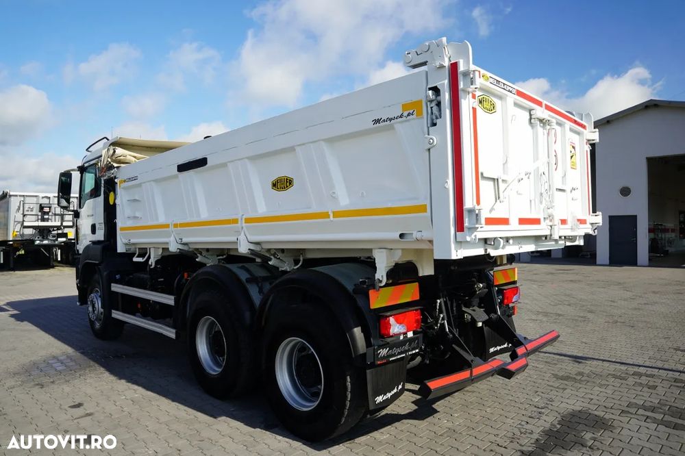MAN TGS 33.360 / 6x4 / BASCULATOR / HIDRODECKER / MEILLER KIPPER / BORDMATIC / AUTOMAT / EURO 5 - 12