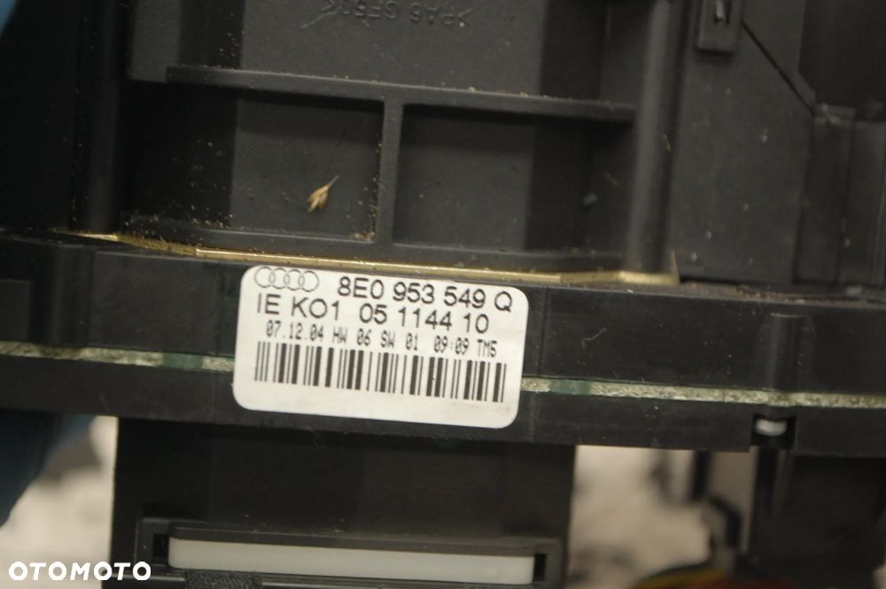 PRZEŁĄCZNIK MANETKA ZESPOLONA + TEMPOMAT 8E0953549N 4E0953503A 4E0953521 8E0953549Q AUDI A4 B6 B7 - 12