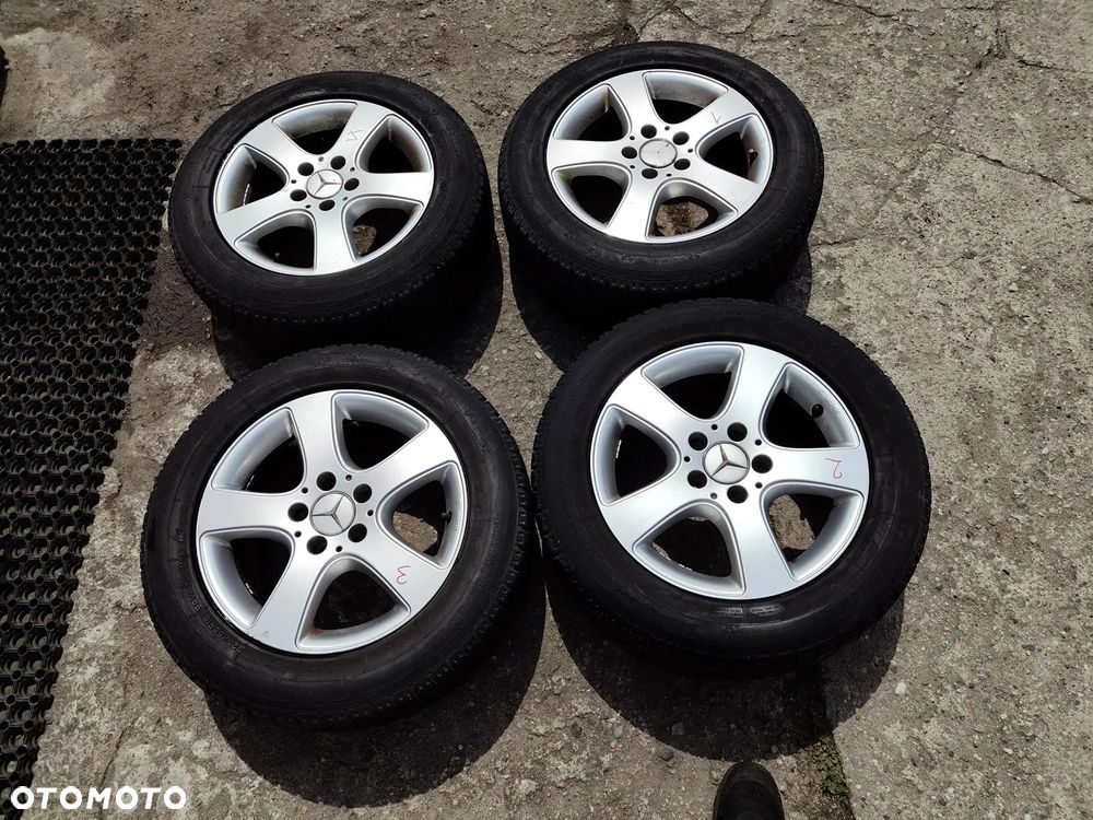 MERCEDES W211 VITO FELGI Aluminiowe Koła ZIMA 5X112 +opony zimowe 6-7mm - 15