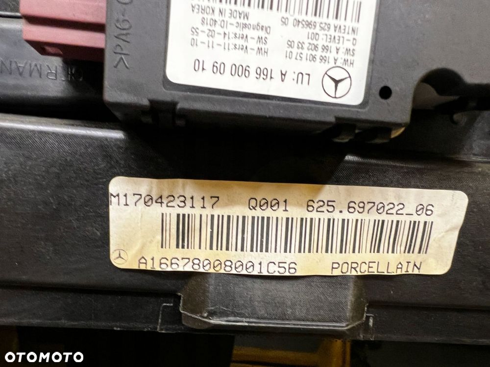 SZYBERDACH OKNO DACHOWE ROLETA SILNIK MERCEDES GL GLS X166 - 7