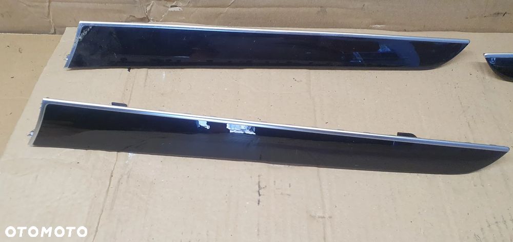 Listwa dekor drzwi komplet Piano Black Audi A4 B8 8K0867409J 8K0867420J 8K0867410J 8K0867419J - 4