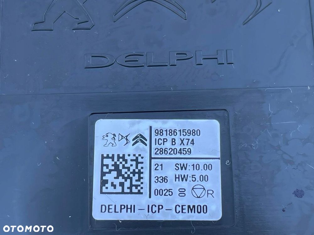 CITROEN DS7 CROSSBACK WYŚWIETLACZ EKRAN 9818615980 - 5