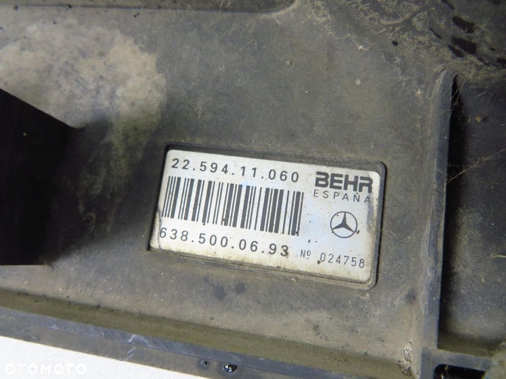 WENTYLATOR CHŁODNICY MERCEDES VITO  2.3 d 6385002200 - 6