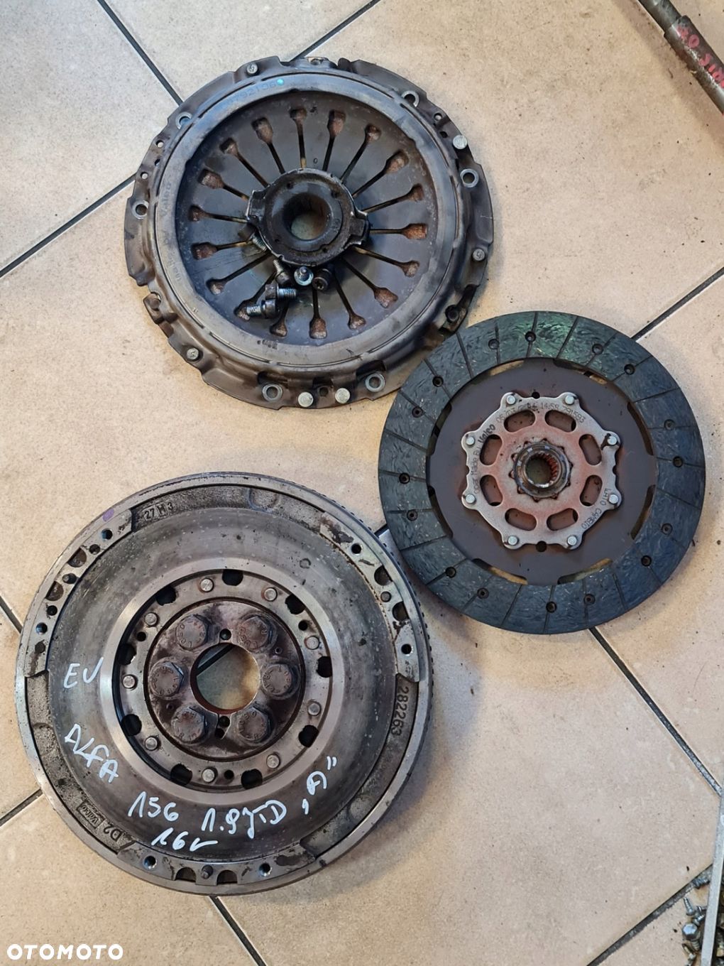 SPRZĘGŁO DWUMAS TARCZA ALFA ROMEO 156 1.9 JTD 16V - 1