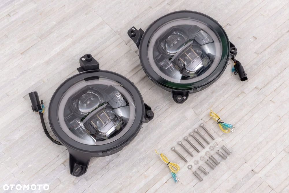 lampy przednie led 9 jeep wrangler jl 2018+ - 8